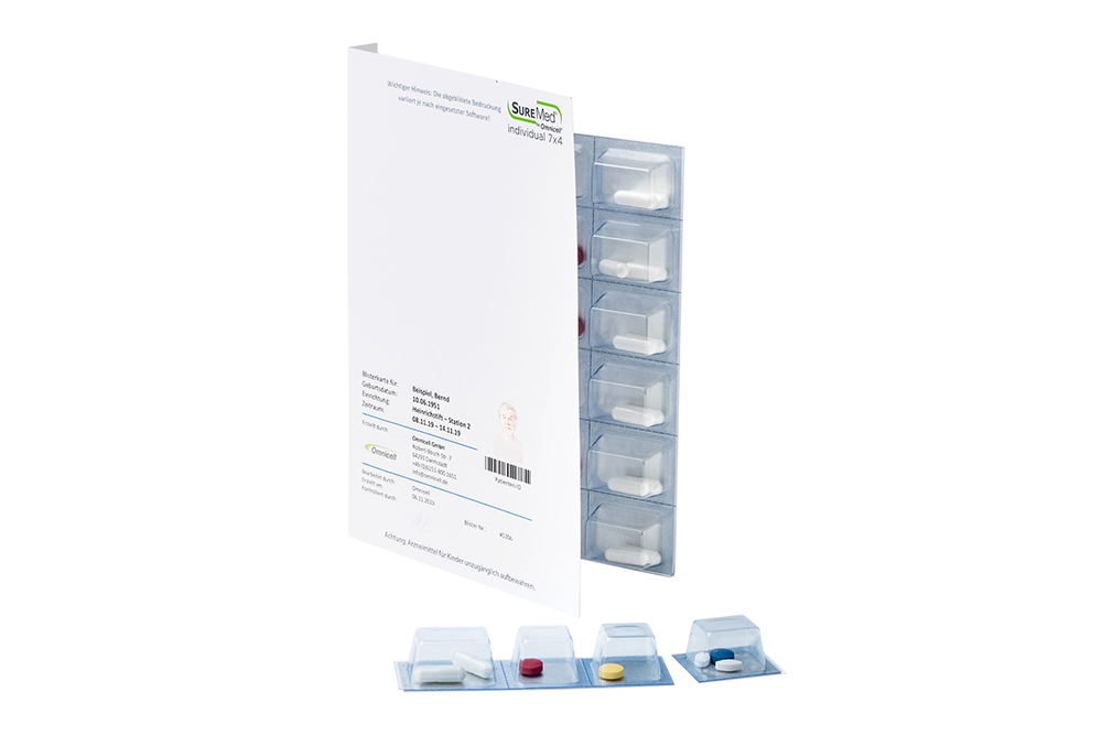 Cartes pour Pilulier SureMed 7x4, 250/box - Image 1